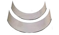 Износостойкая металлическая накладка передняя/задняя (2×)