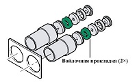 Войлочная прокладка (2×)